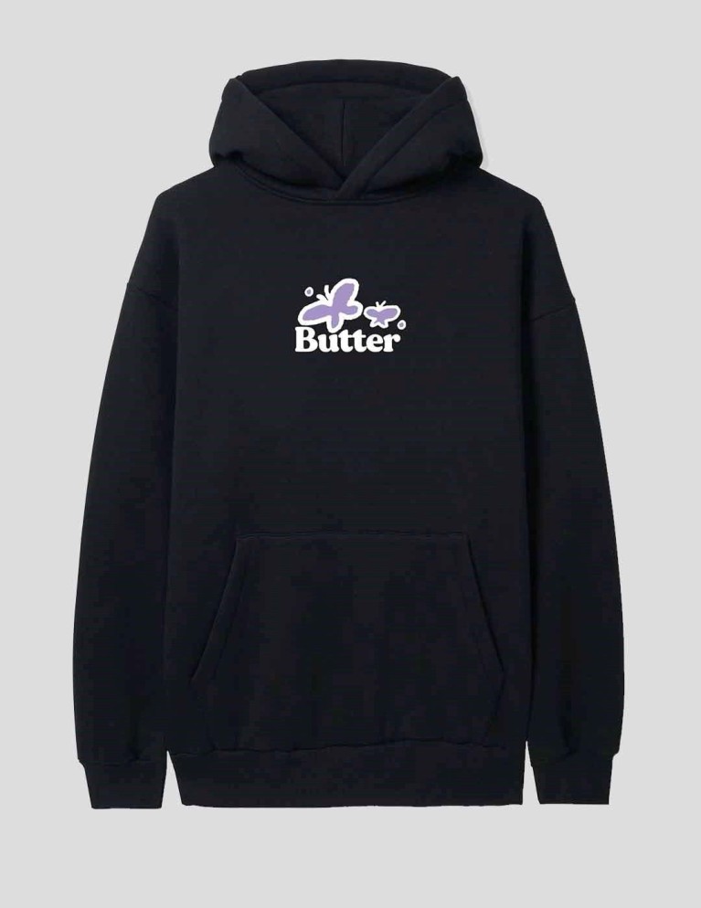 Felpa MATER GOODS giro pullover nero